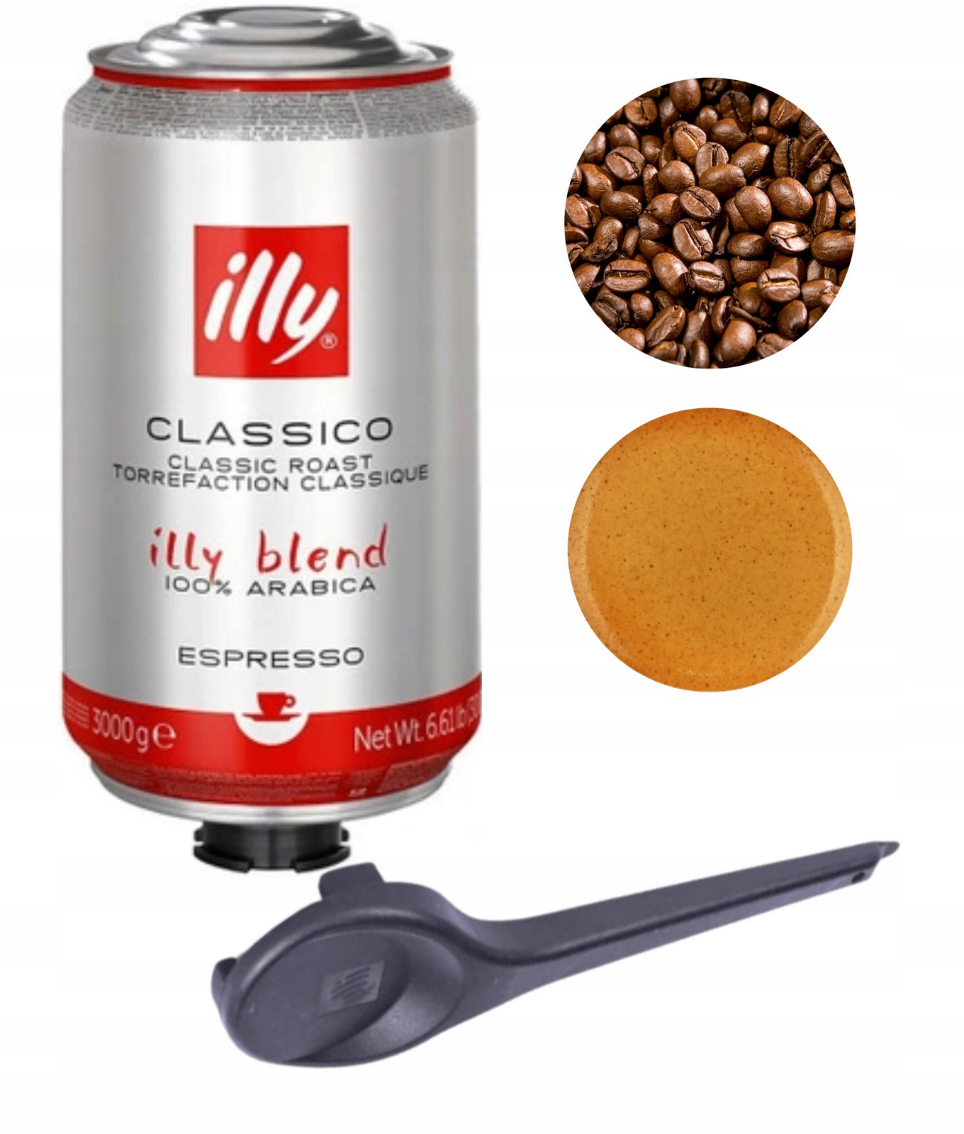 Illy Classico Espresso Arabica káva zrnková klíč 3kg