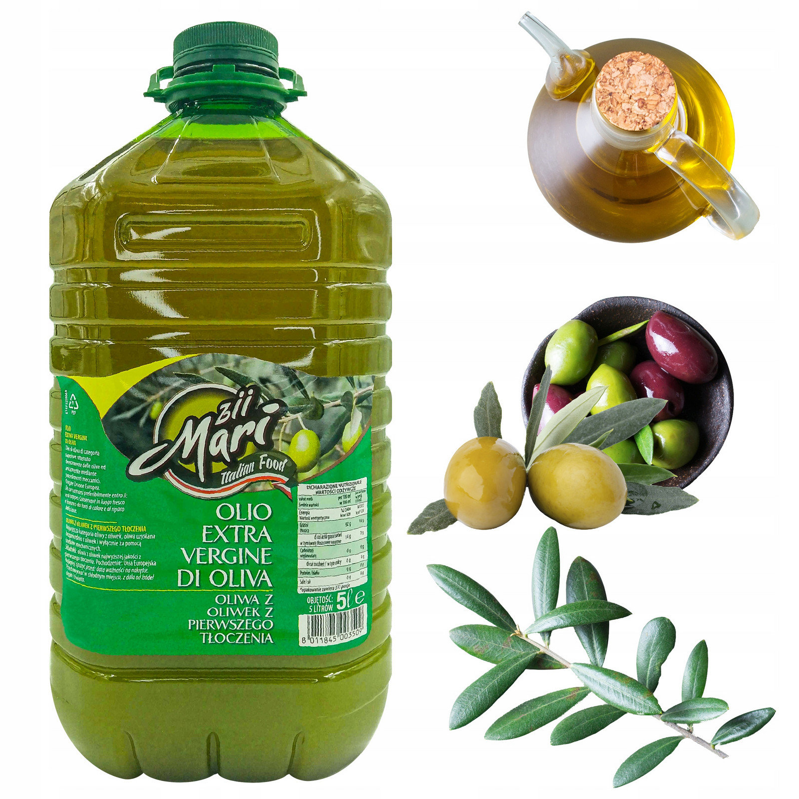 Olivový olej 5L Extra Vergine Zii Mari