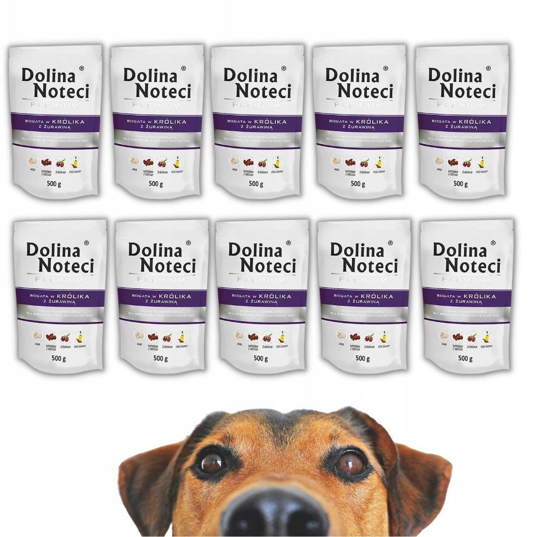 Dolina Noteci Premium vlhké krmivo pro psy bohaté na králíka 20 x 500 g