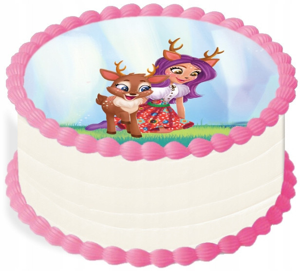 oplatek na dort 29 cm Enchantimals Party Narozeniny