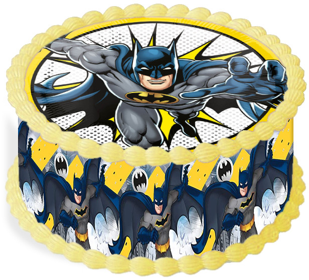 oplatek na dort 20 cm Batman Narozeniny Party