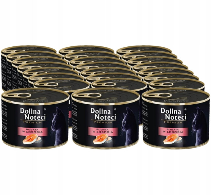 Dolina Noteci Premium Kočka Losos 24 X 185G Sada