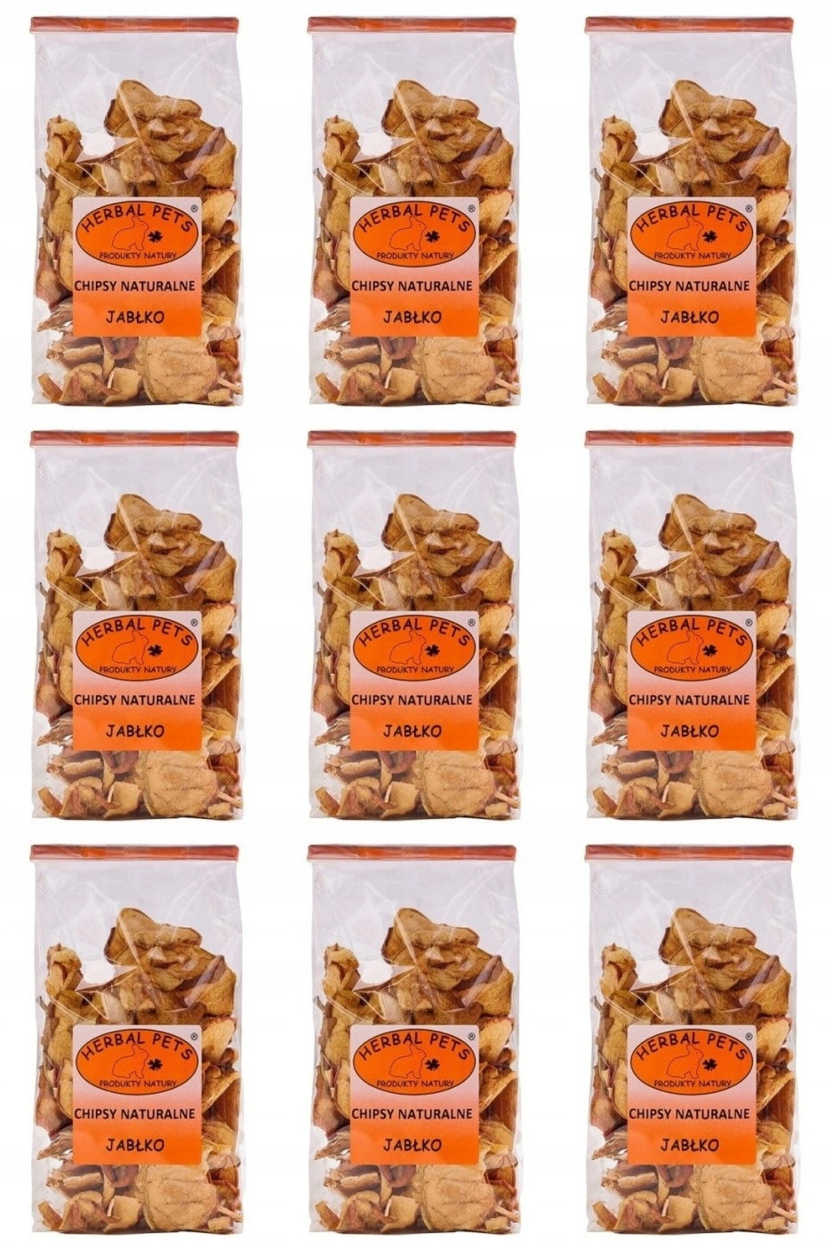 Ovocné pochoutky Herbal Pets 0,1 kg jablko, 9 ks