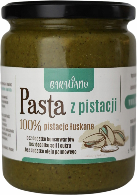 Pistáciová Pasta Krém Z Pistácií 500 g Přírodní 100% Pistácie