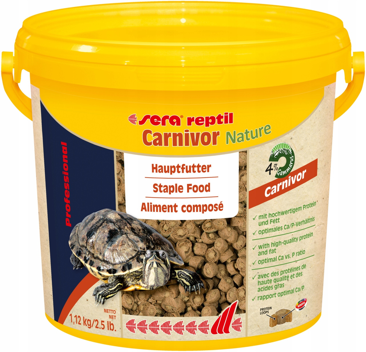 Sera Reptil Professional Carnivor 3,8 L neoriginalni obal
