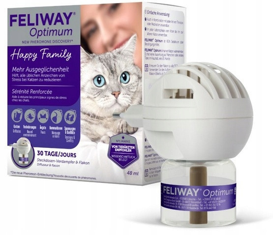 Feliway Optimum kočičí feromony Startovací sada (Difuzér+příspěvek)