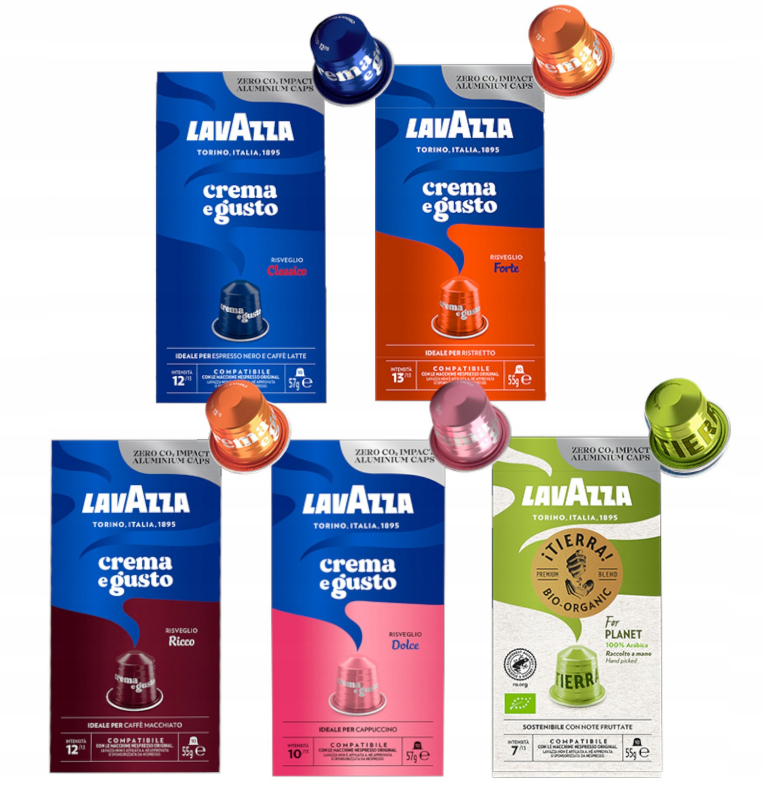 Kávové kapsle pro Nespresso od značky lavazza 50 ks