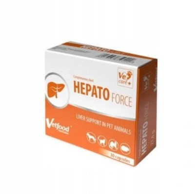 VetFood Hepatoforce 30 kapslí na játra pro psa kočku
