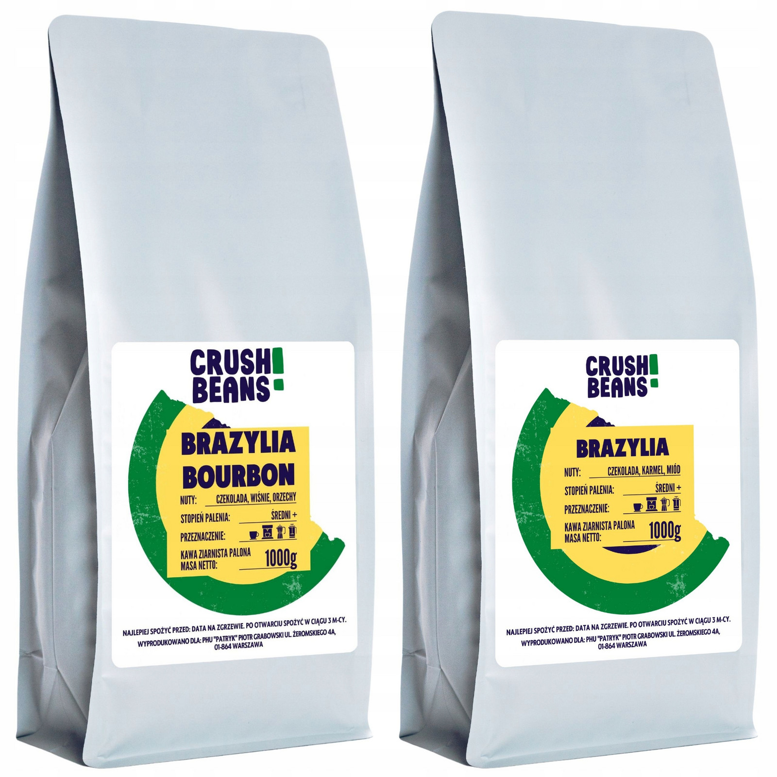 Mletá káva 2kg Brazílie Brazílie Bourbon