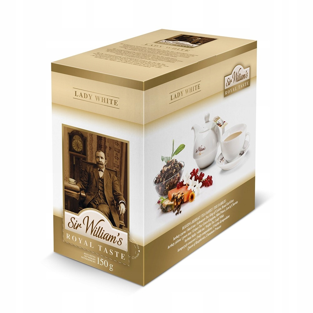 Sir Williams Royal Taste Lady White Čaj 50 sáčků
