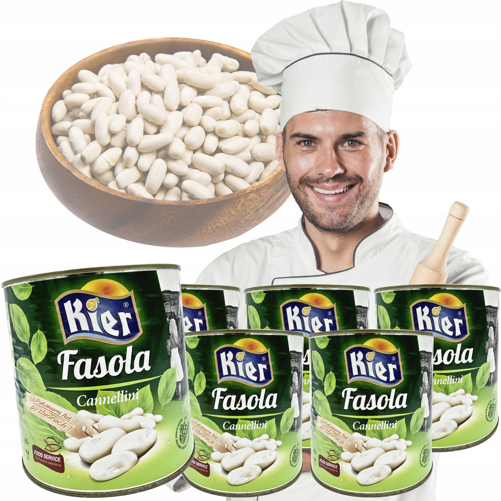 Fazole Bílá Cannellini 6X2500G