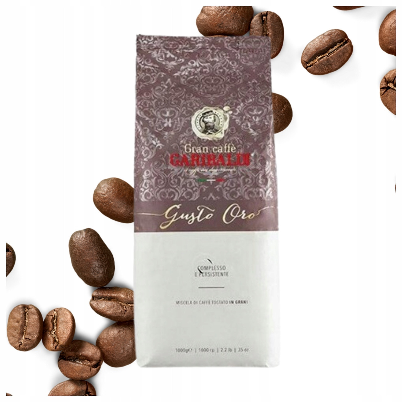 Gran Caffe Garibaldi Gusto Oro 1 kg italská káva zrnková