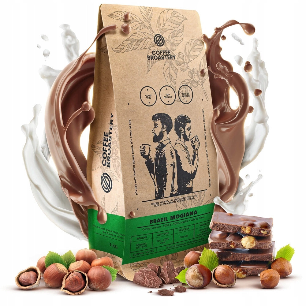 Káva zrnková Coffee Broastery Brazílie Mogiana 1 kg Arabica