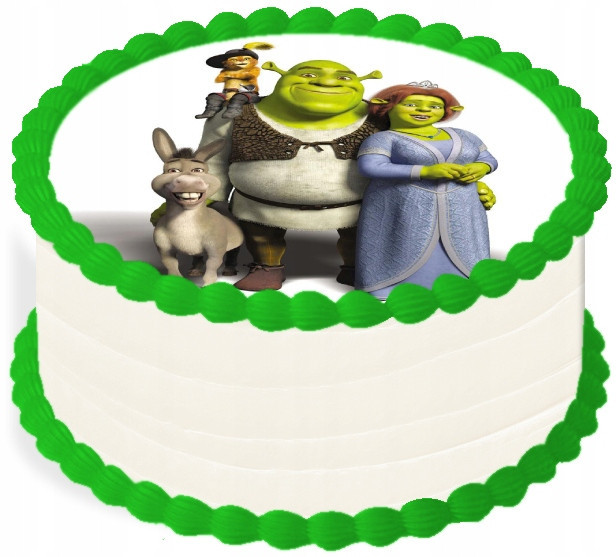 oplatek na dort 29 cm Shrek Narozeniny Party