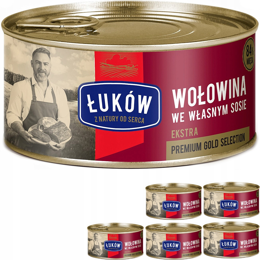 Konzerva Hovězí ve vlastní extra omáčce 300g