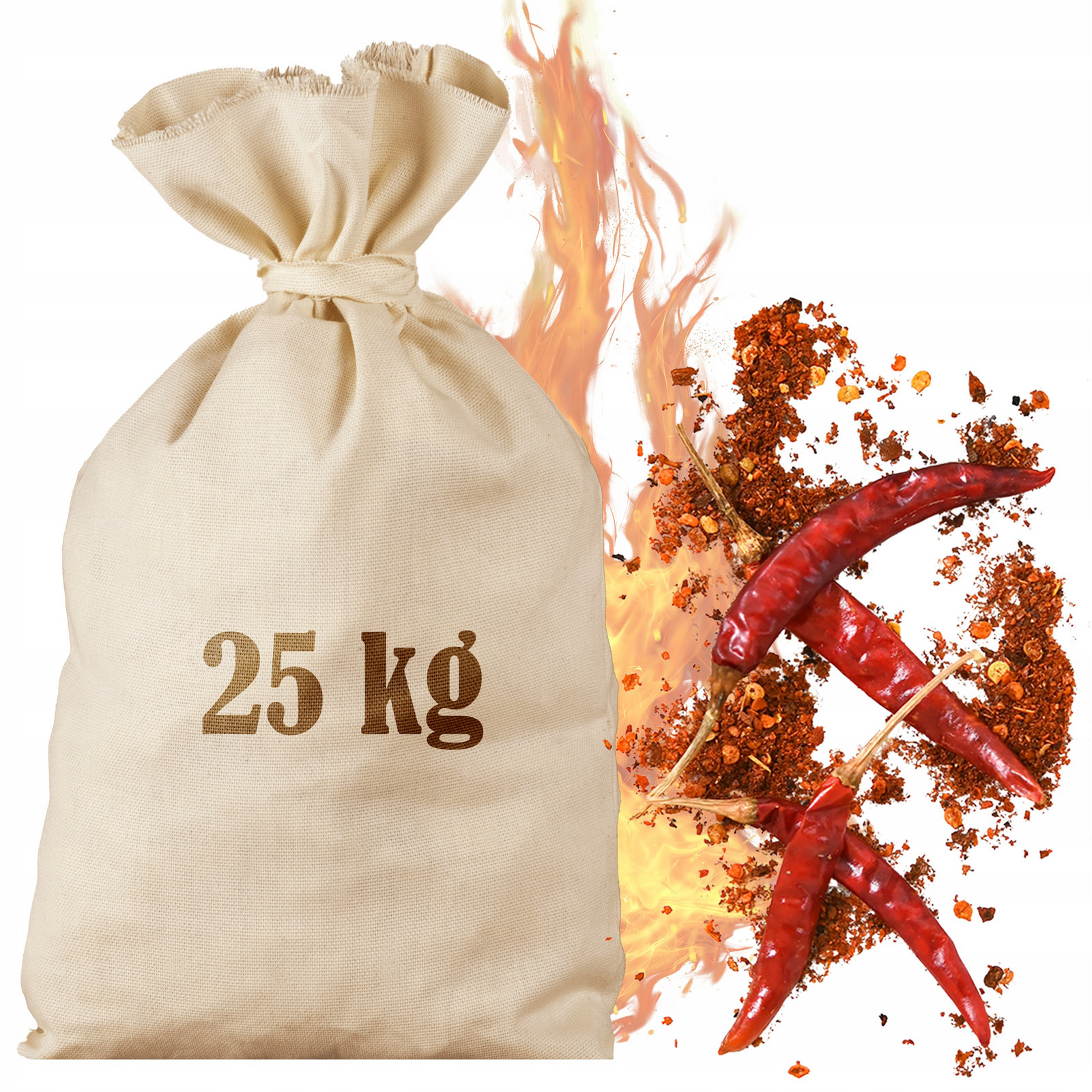 Chilli Gras Vločky Chilli Papričky Pálivé 25KG
