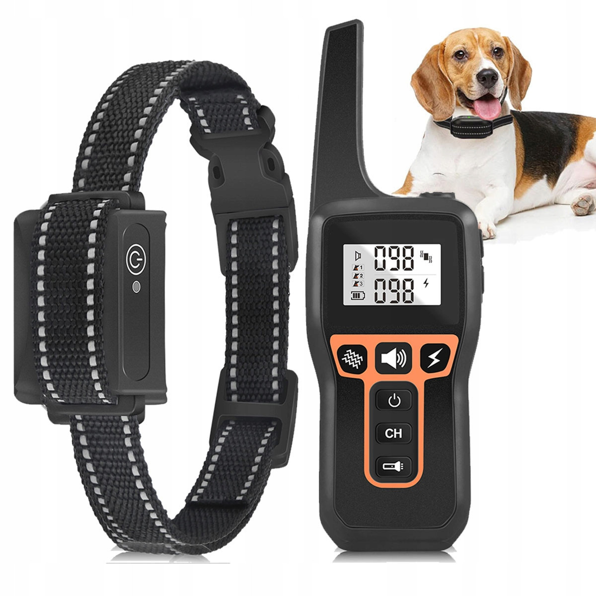 Elektrický Výcvikový Obojek Pro Psa IP67 1000 M S Dálkovým Ovládáním