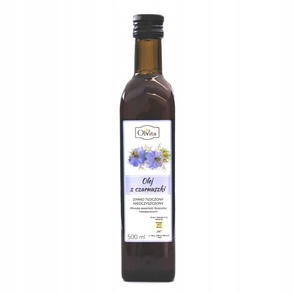 Černucha Olej z černého kmínu Lisovaný za studena v Polsku 500 ml Olvita