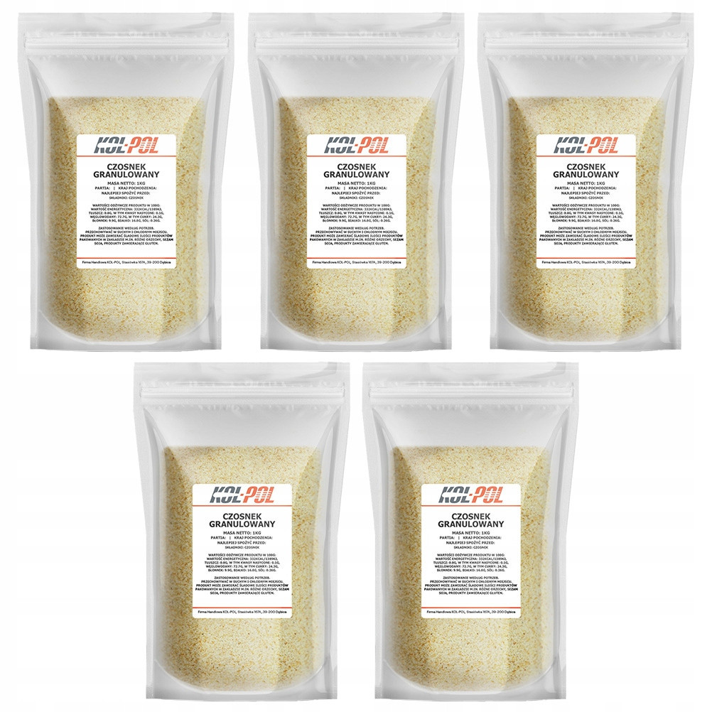 Česnek Granulovaný 5kg Sušené přírodní aroma