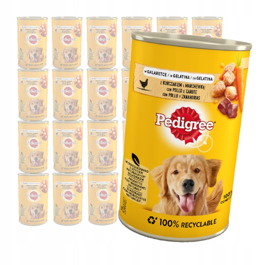 Výhodné balení Pedigree Adult Classic 24 x 400 g - s kuřecím
