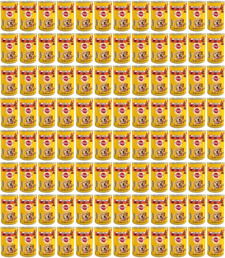 Výhodné balení Pedigree Adult Classic 24 x 400 g - s hovězím