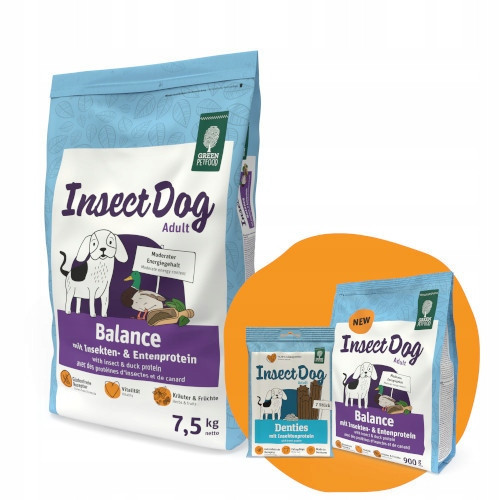 Green Petfood InsectDog Balance Insect & Chicken - 7,5 kg