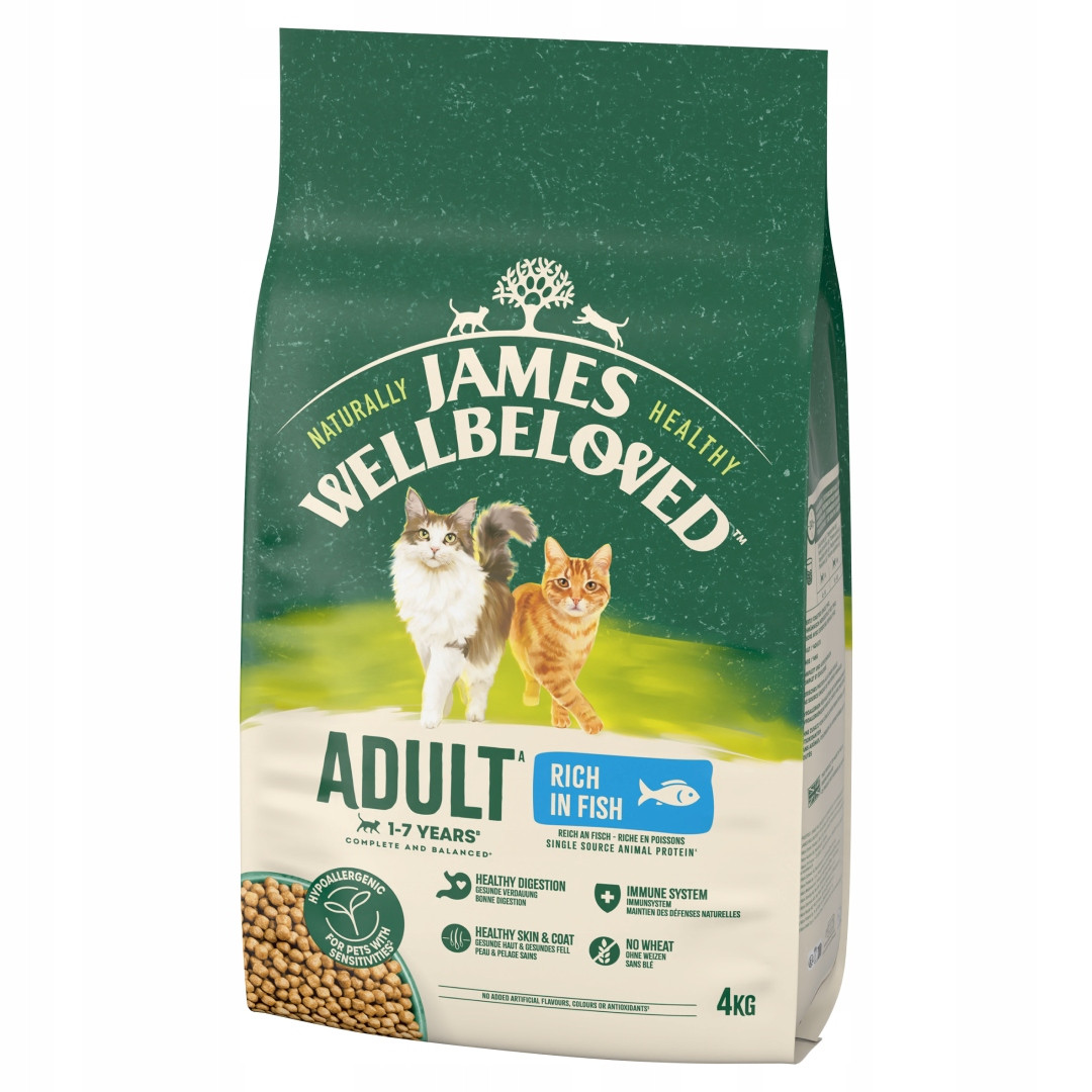 James Wellbeloved Adult Cat Fish & Rice - 4 kg