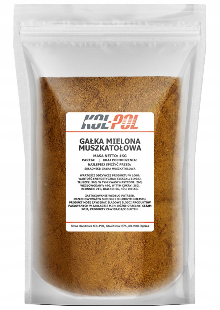 Muškátová hlava 1kg Mletá vysoká kvalita