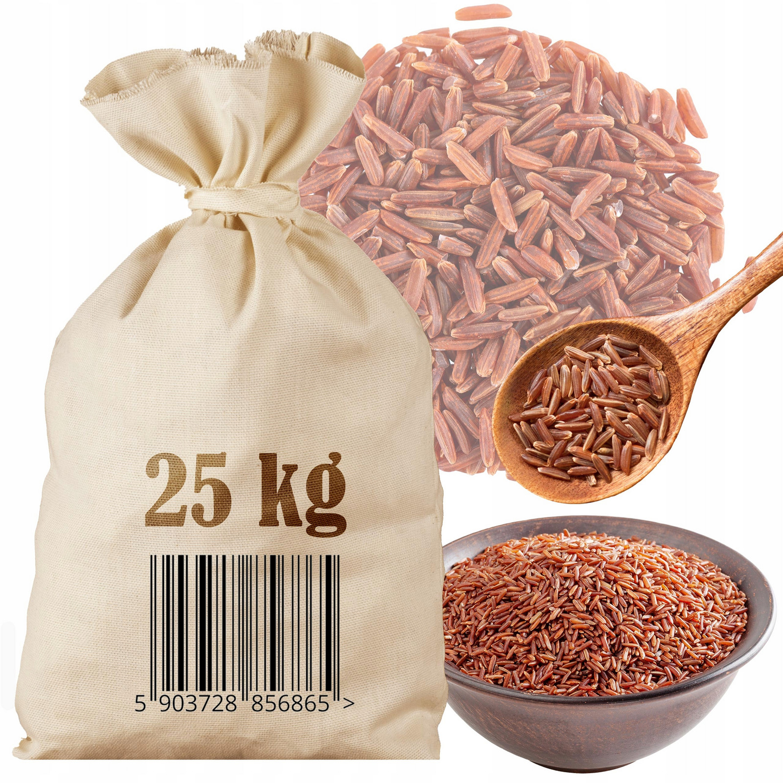 Rýže Červená 25KG Sáček