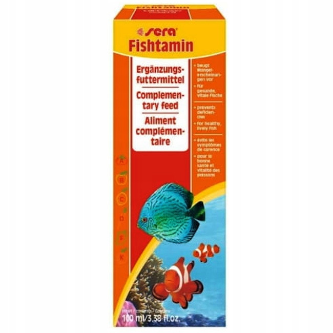 Sera Fishtamin 100 ml koncentrát vitamínů pro ryby