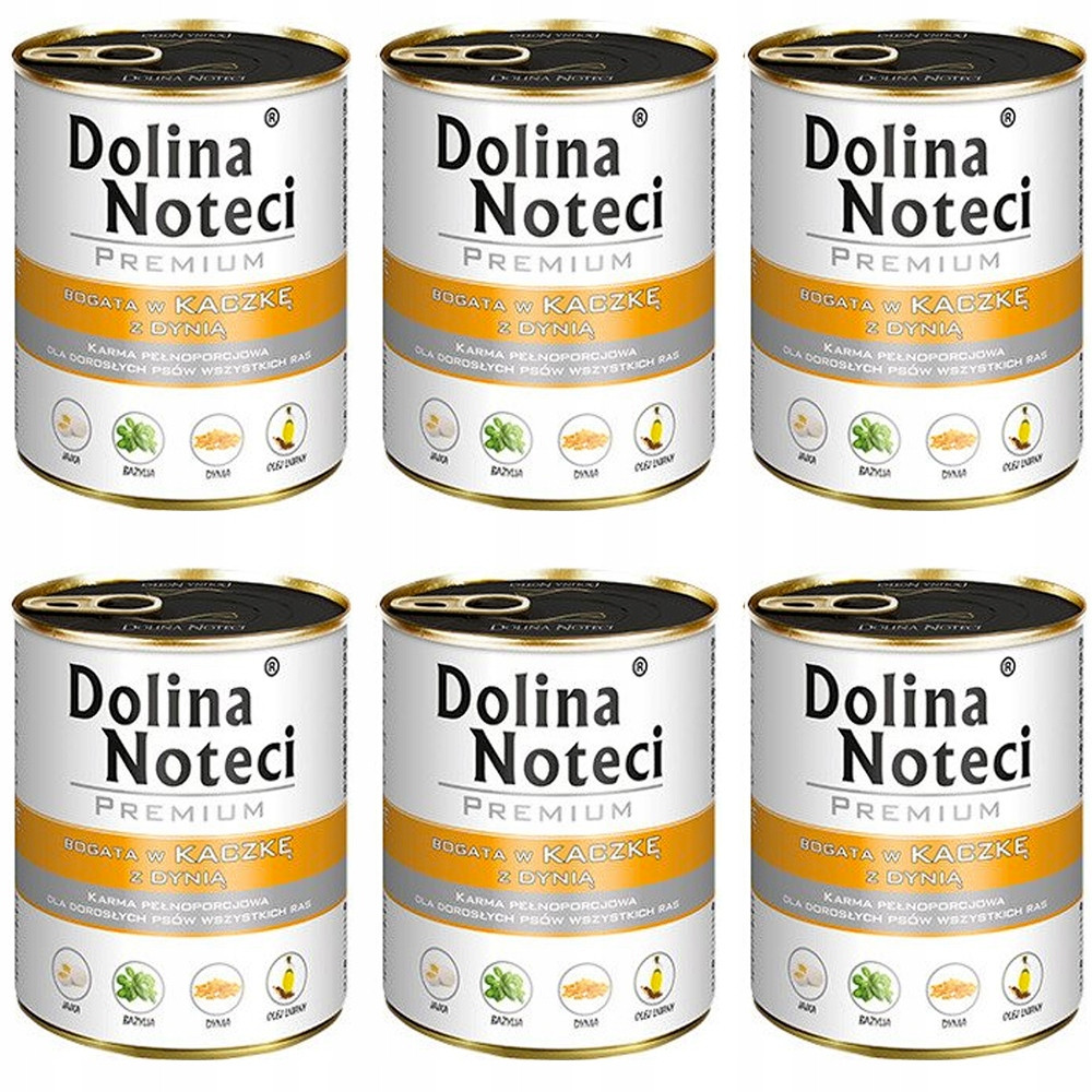 Dolina Noteci Premium Kachna s dýní krmivo mokré pro psa 24x800g