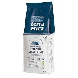 Káva zrnková Bez Kofeinu arabica 100 % Etiopie Fair Trade Bio 500 g Cafe