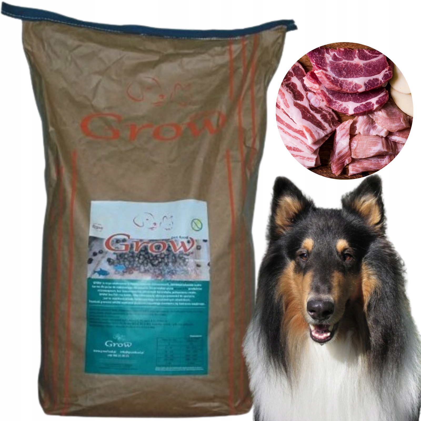 Grow Kuřecí Losos Dospělý S/m Suché Krmivo pro psa Adult Dog Chicken 14 kg