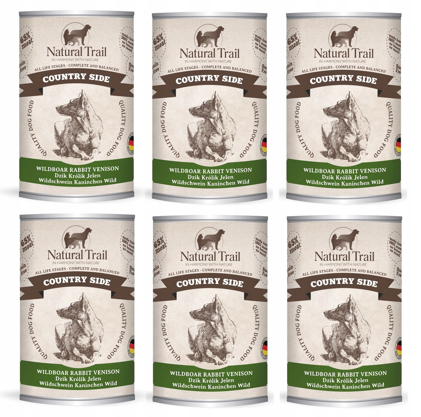 Natural Trail Country Side 6 x 400g