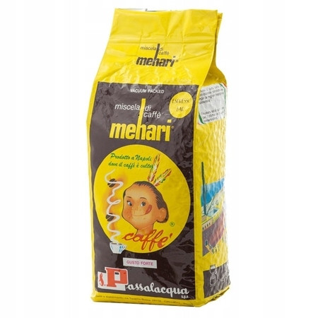 Káva zrnková, tmavě pražená Passalacqua Mehari 1 kg videokniha Bonus