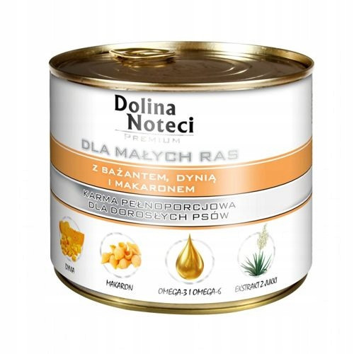 Dolina Noteci Premium pro psy malých plemen s bažantem dýní 12x185 g