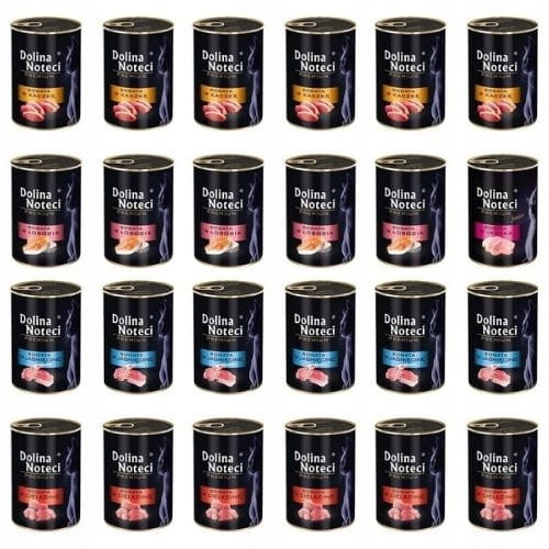 Dolina Noteci Krmivo mokré Mix Chutí 24 x 400g Set nejlepší krmivo pro kočky