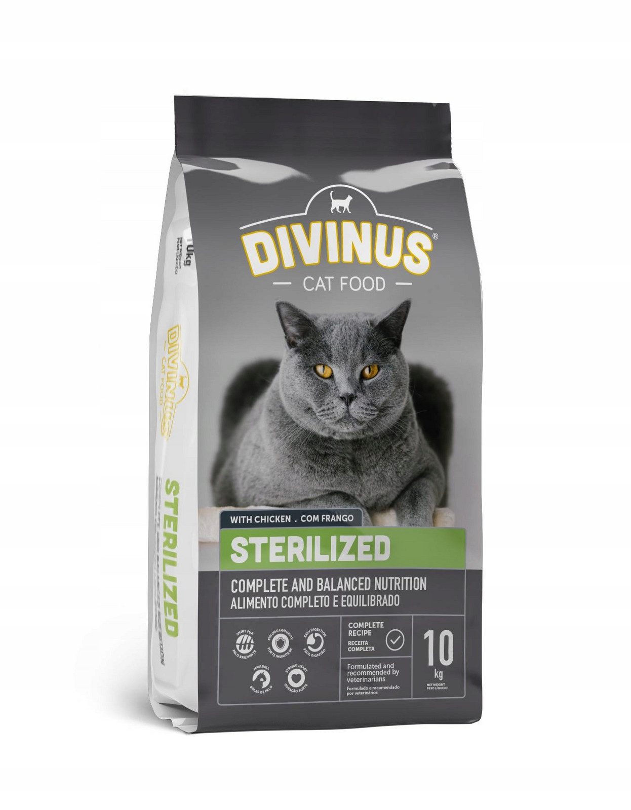 Divinus Cat Sterilized pro sterilizované kočky 10kg