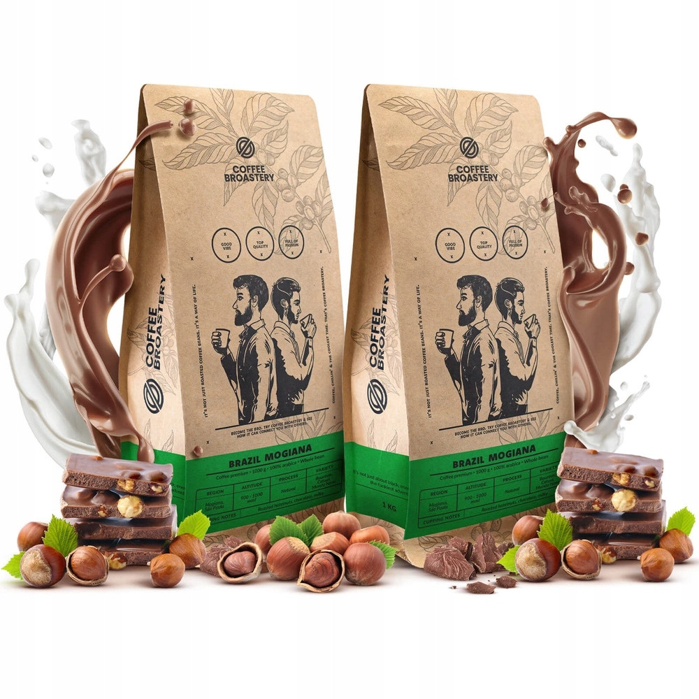 Káva zrnková Coffee Broastery Brazílie Mogiana 2kg Arabica