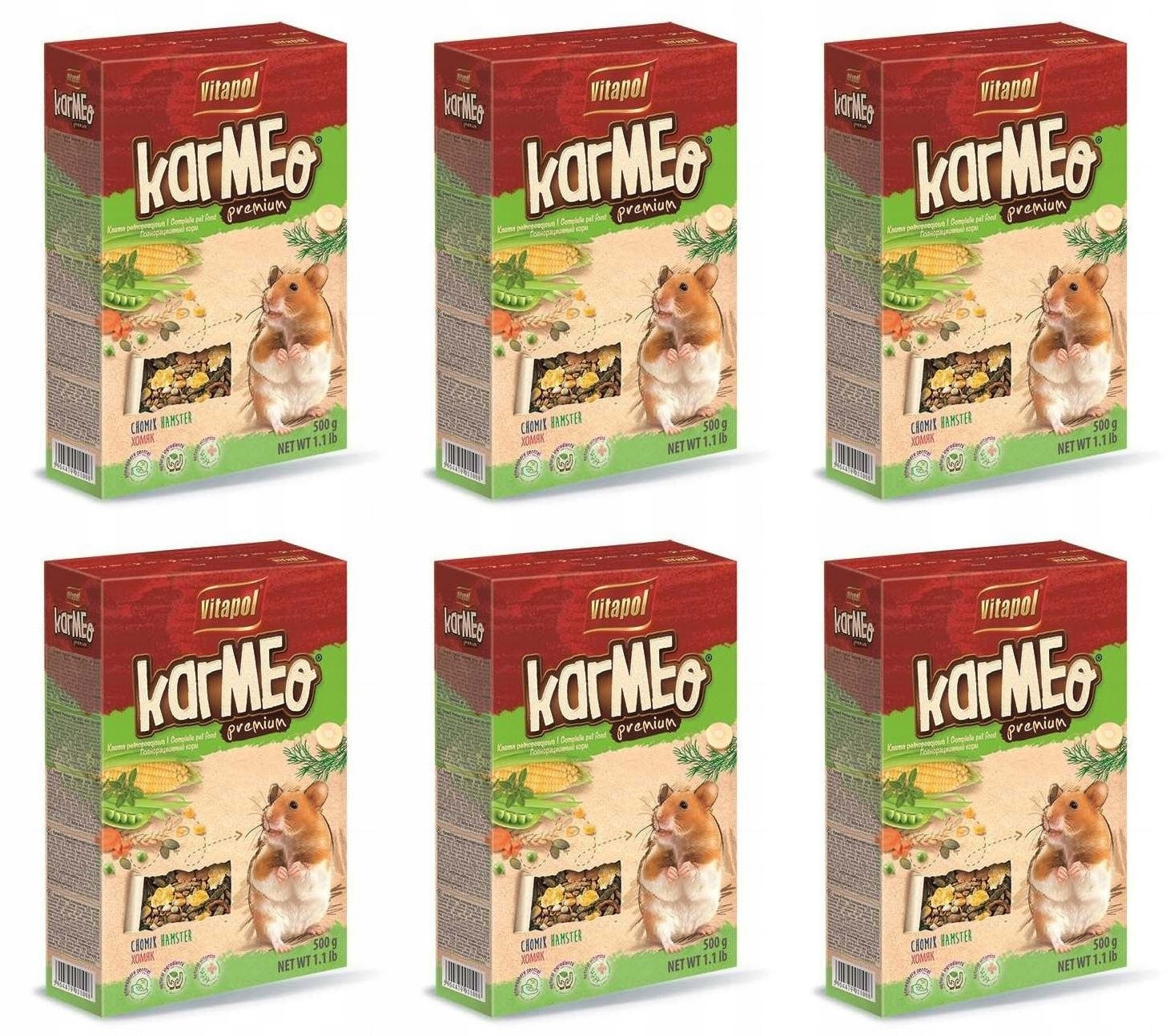 Krmivo směs Vitapol 6x0,5 kg křeček