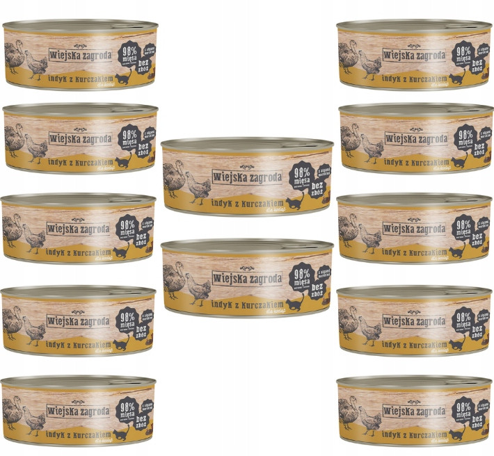 Wiejska Zagroda Pro Koťata krůta A Kuře 24x85G