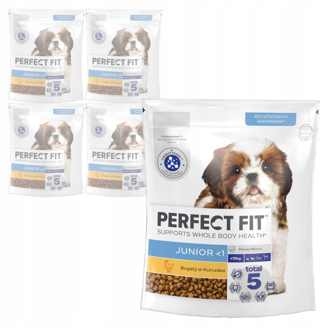 Perfect Fit Junior Kurčka Malá Plemena Psů 5x825g