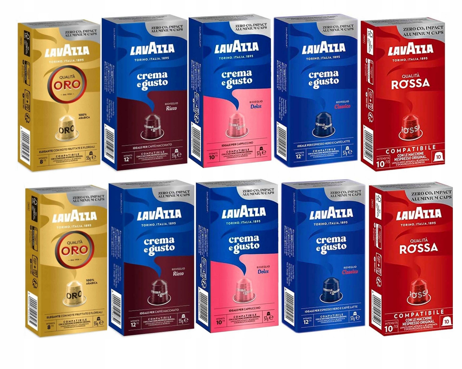 Kapsle S Kávou Pro Nespresso Značky Lavazza Espresso Mix 100 ks