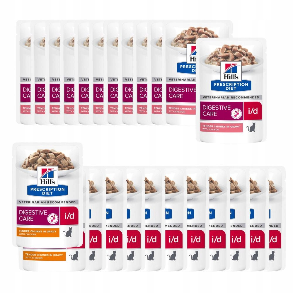 Hill's Pd Feline i/d Digestive Care Chicken kapsička omáčka 12x 85g