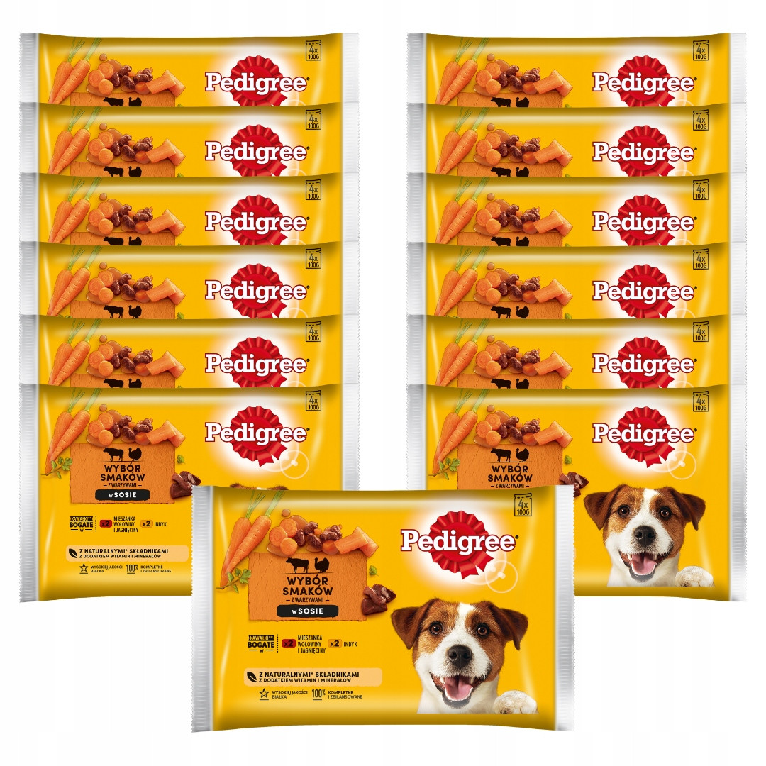 Pedigree krůta Hovězí V Sosie krmivo Psa 13x400g