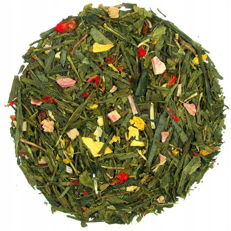 čaj zelený Sencha Sluneční paprsek Rabarbar 1kg