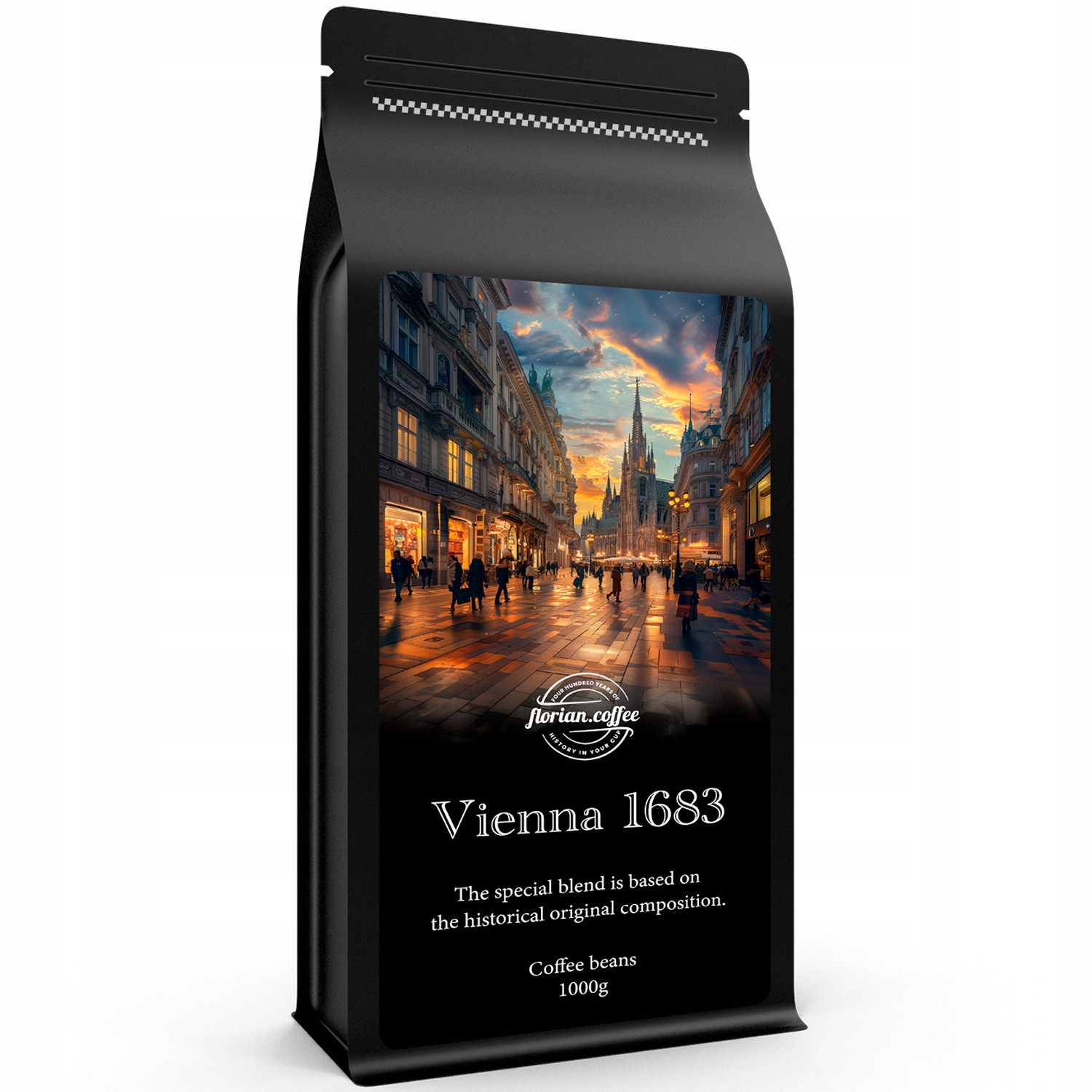 Káva Zrnková 1 Kg Vídeň 100% Arabica Čerstvě Pražená