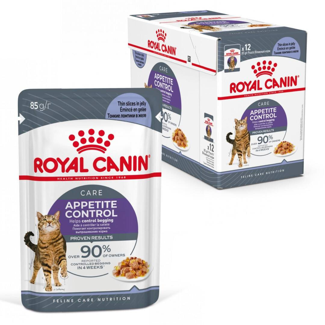 Royal Canin Appetite Control krmivo Mokra V Galaretce Pro Kočky 12x85g