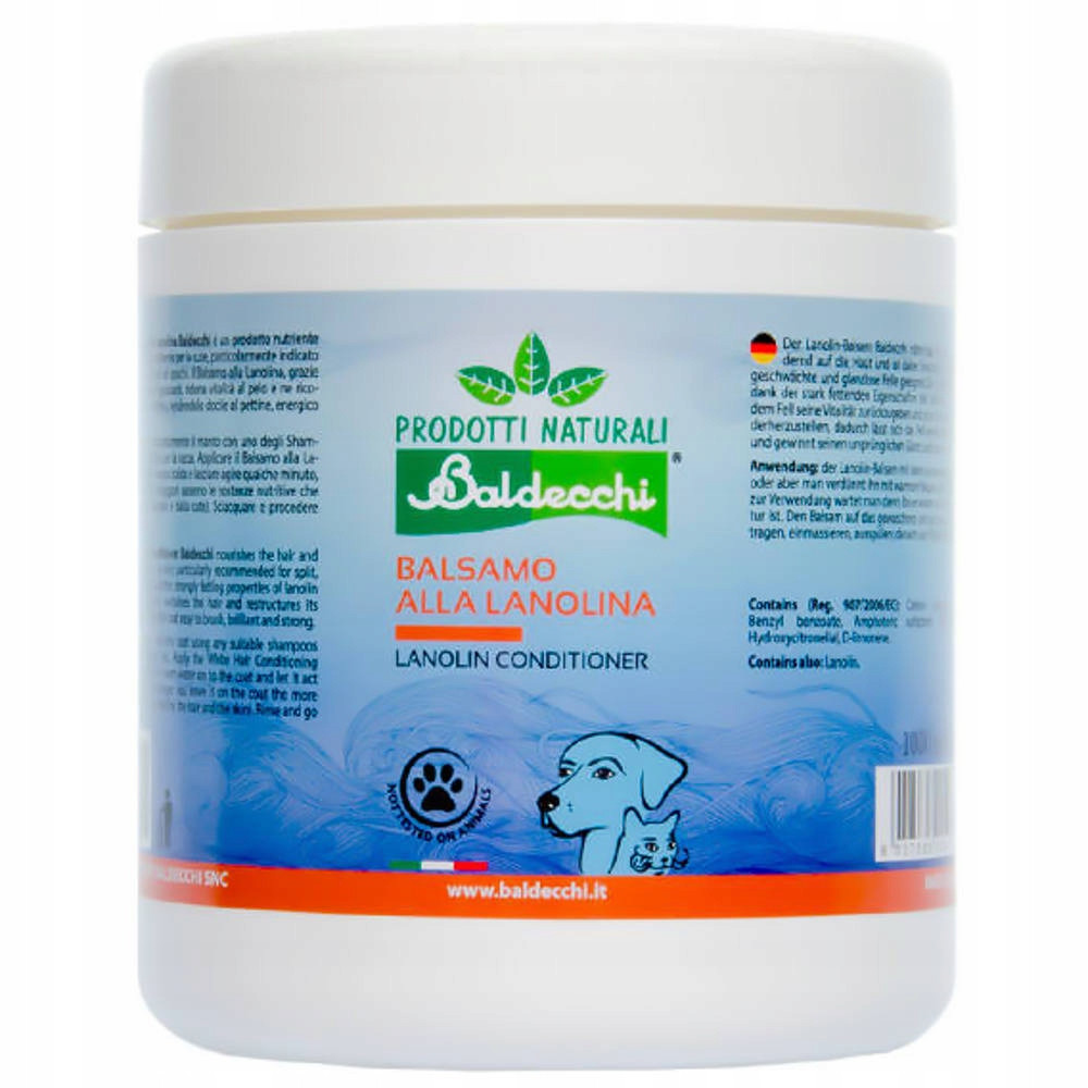Lanolina vyhlazující kondicionér Baldecchi 1000 ml