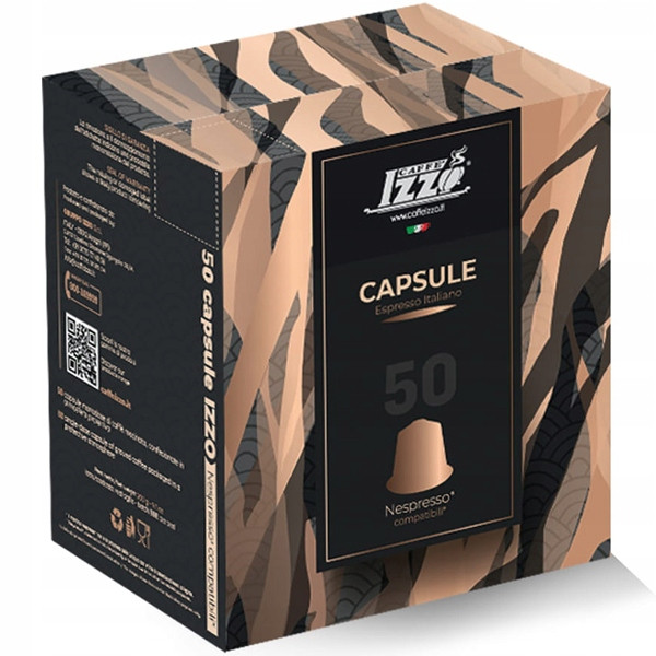 kapsle Nespresso Izzo Premium 100% Arabica 50 kapslí Dárek videokniha